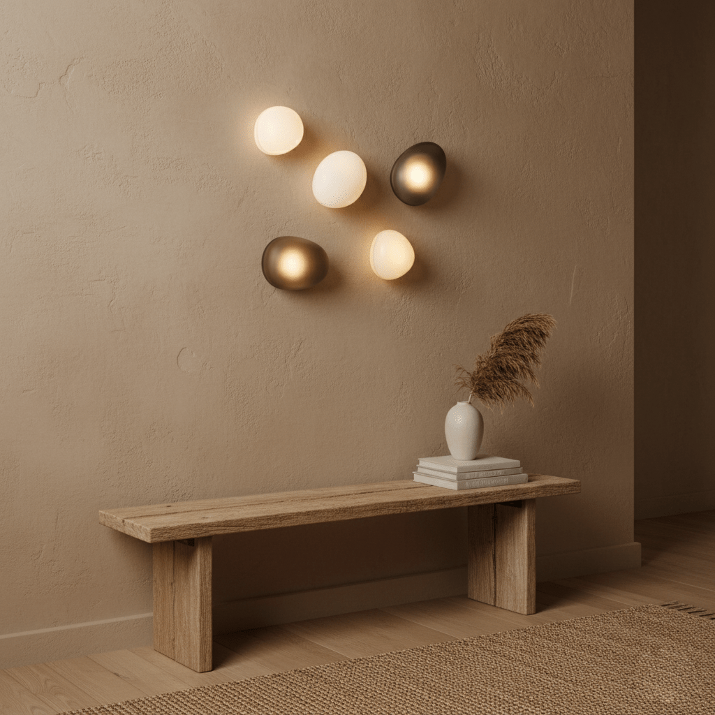 Bubble Glass Wall Lamp — Hand-Blown Glass Wall Sconce for Bedroom & Hallway