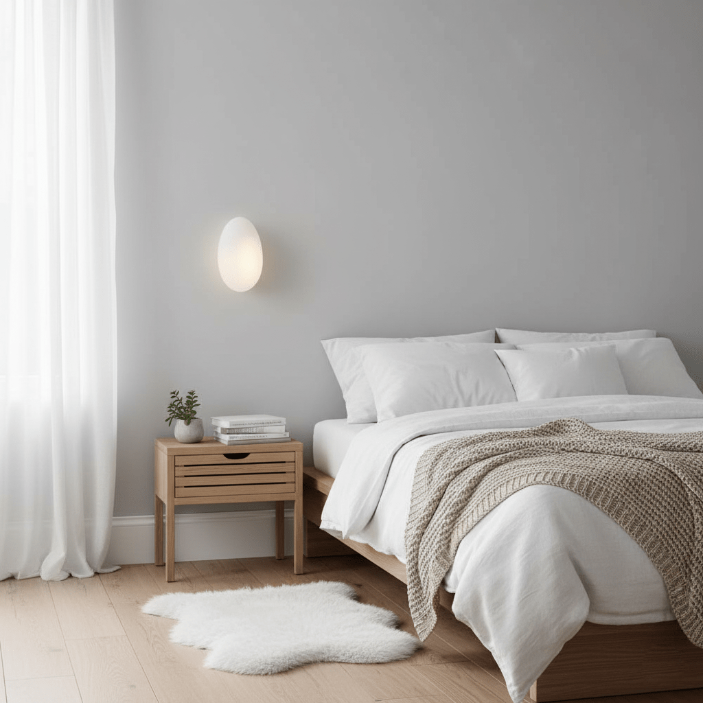 Bubble Glass Wall Lamp — Hand-Blown Glass Wall Sconce for Bedroom & Hallway
