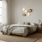 Bubble Glass Wall Lamp — Hand-Blown Glass Wall Sconce for Bedroom & Hallway