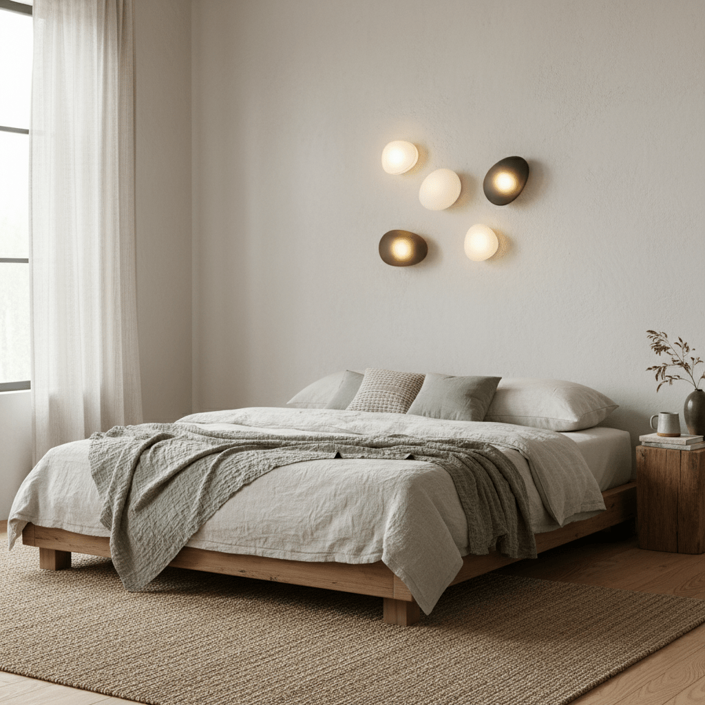 Bubble Glass Wall Lamp — Hand-Blown Glass Wall Sconce for Bedroom & Hallway