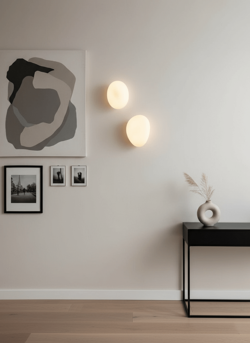 Bubble Glass Wall Lamp — Hand-Blown Glass Wall Sconce for Bedroom & Hallway