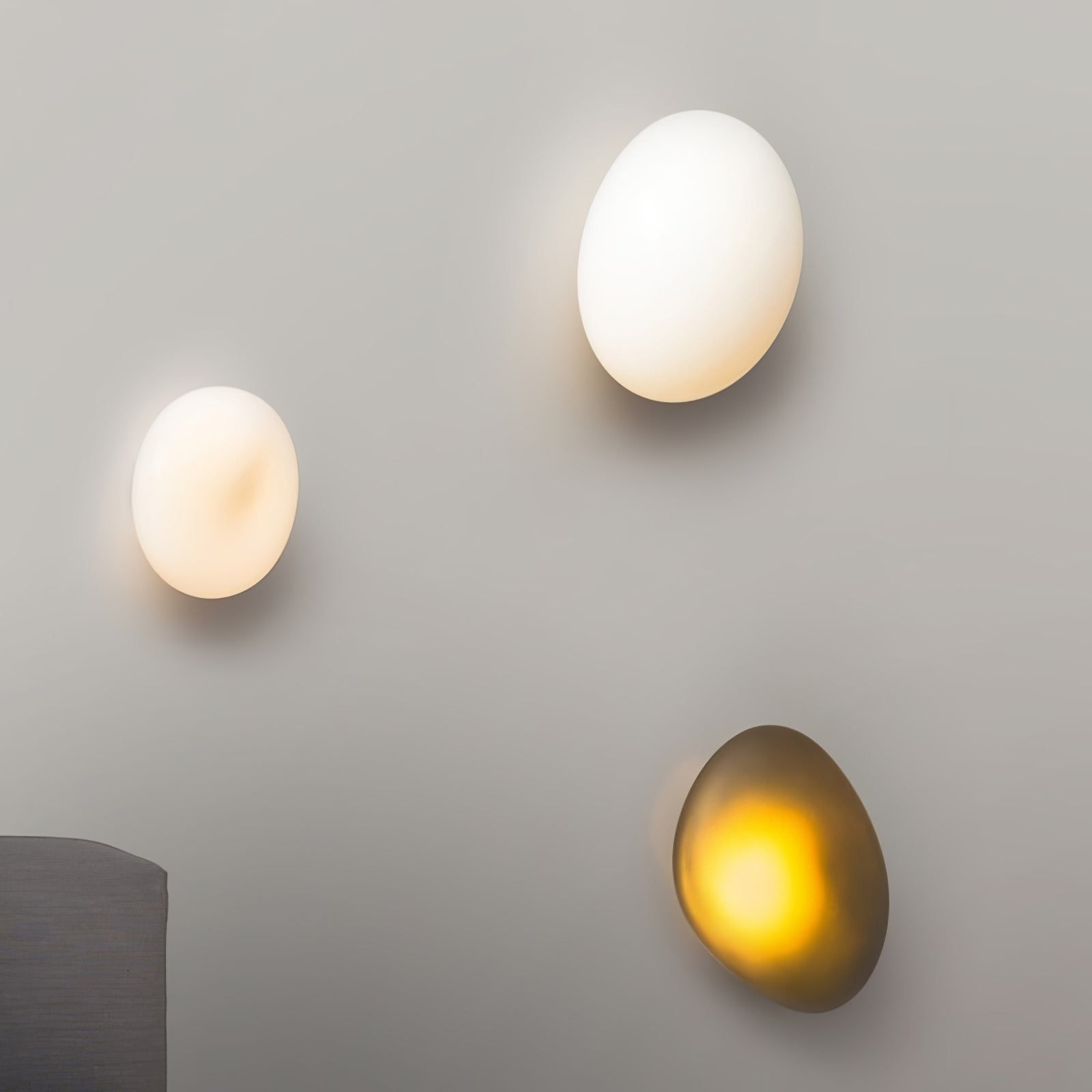 Bubble Glass Wall Lamp — Hand-Blown Glass Wall Sconce for Bedroom & Hallway