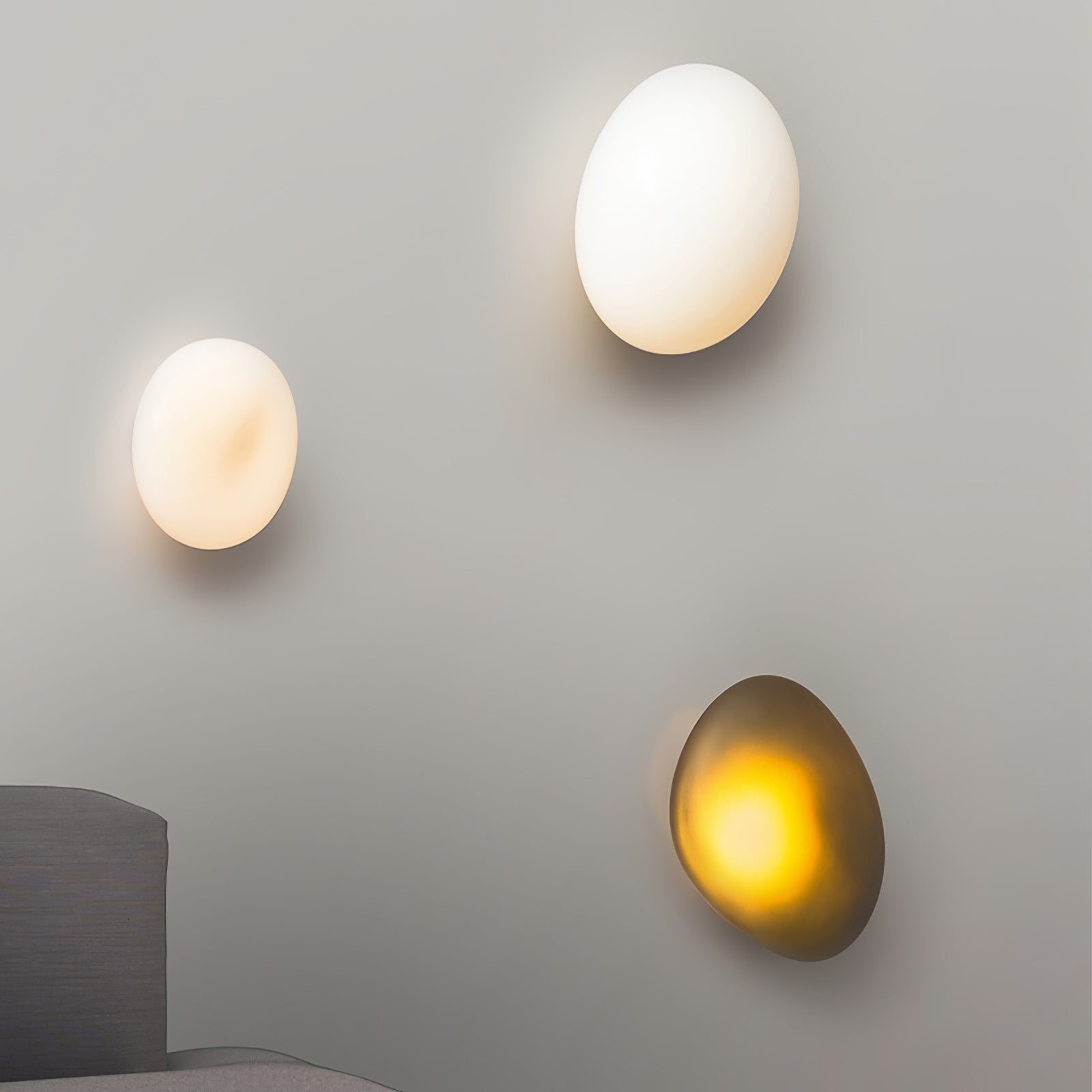 Bubble Glass Wall Lamp — Hand-Blown Glass Wall Sconce for Bedroom & Hallway