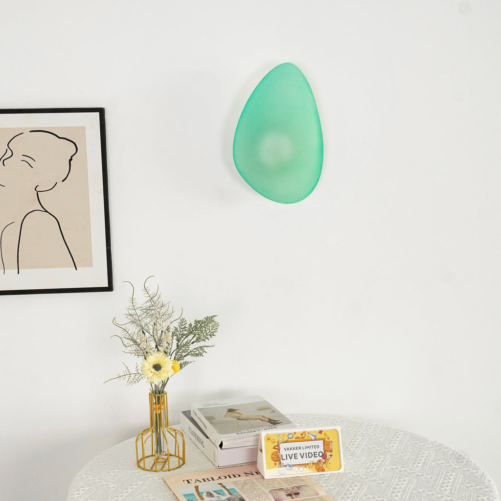 Bubble Glass Wall Lamp — Hand-Blown Glass Wall Sconce for Bedroom & Hallway