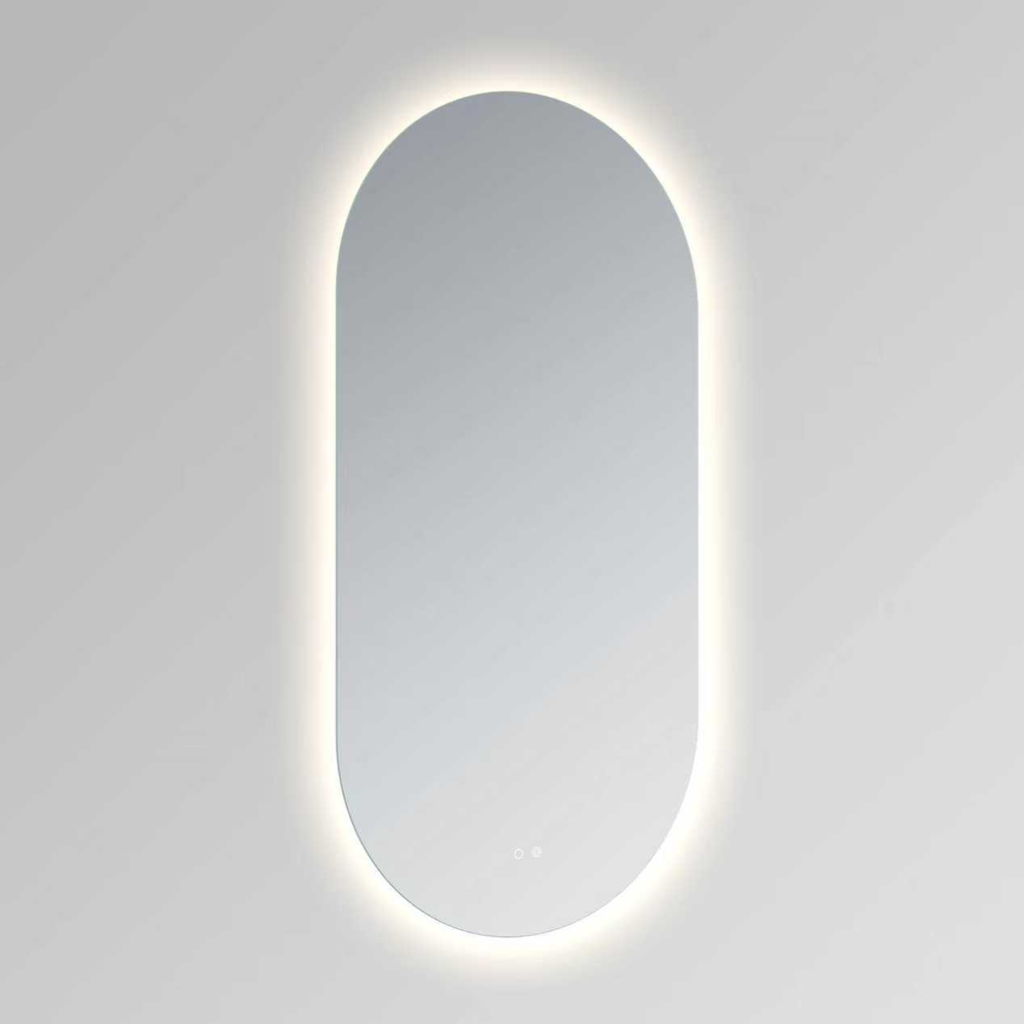 Cassiopeia Pill LED Bathroom Vanity Mirror for bathroom vanity | Halvern