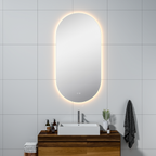 Cassiopeia Pill LED Bathroom Vanity Mirror for bathroom vanity | Halvern