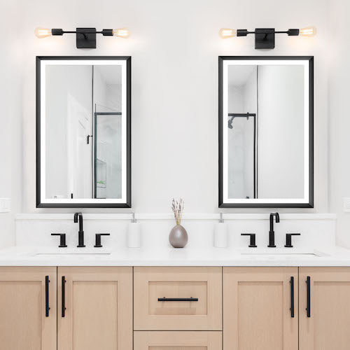 Calisto Framed LED Bathroom Vanity Mirror for bathroom vanity | Halvern