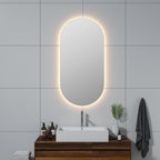 Cassiopeia Pill LED Bathroom Vanity Mirror for bathroom vanity | Halvern
