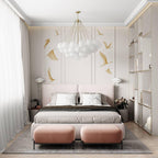 Bubble Chandelier — Cascading Glass Bubble Ceiling Light for Stairwell