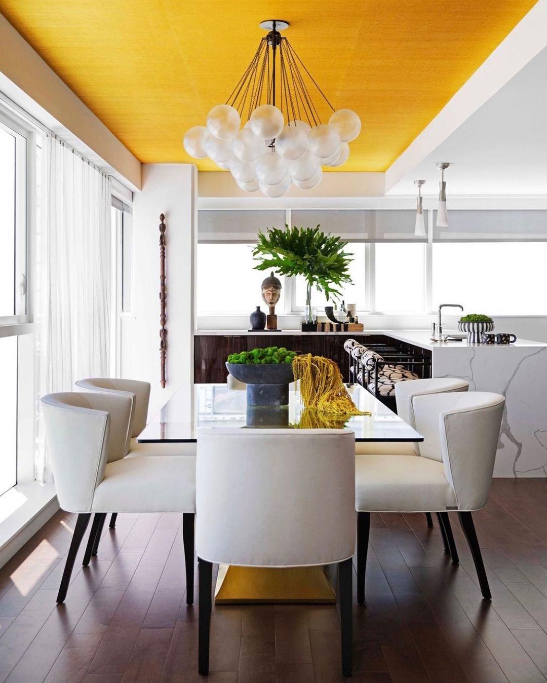 Bubble Chandelier — Cascading Glass Bubble Ceiling Light for Stairwell