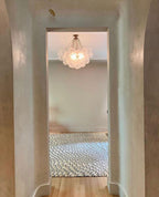 Bubble Chandelier — Cascading Glass Bubble Ceiling Light for Stairwell