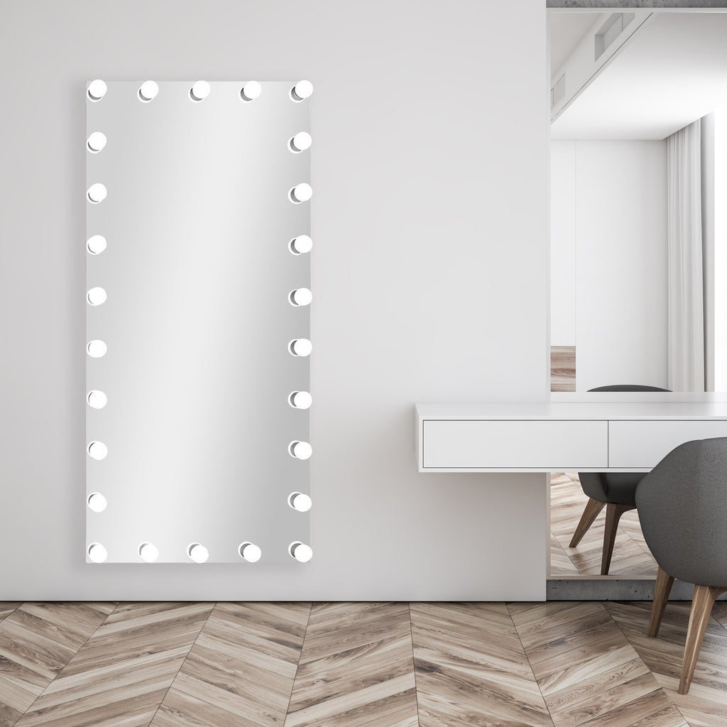 Constellation 70 Full-Length Hollywood LED Vanity Mirror for bedroom | Halvern