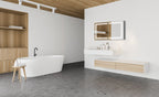 Europa II LED Bathroom Cabinet Mirror for bathroom vanity | Halvern