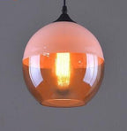 Modern Nordic Glass Pendant Light — Glass Shade Hanging Lamp for Kitchen Island