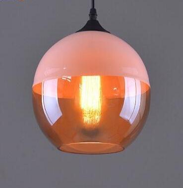 Modern Nordic Glass Pendant Light — Glass Shade Hanging Lamp for Kitchen Island