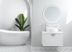 Corona Round LED Bathroom Vanity Mirror for bathroom vanity | Halvern