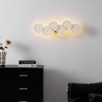 Lotus Petal Wall Lamp — Ceramic Floral Wall Sconce for Bedroom & Hallway