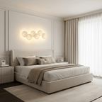 Lotus Petal Wall Lamp — Ceramic Floral Wall Sconce for Bedroom & Hallway