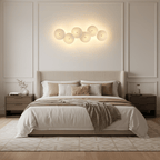 Lotus Petal Wall Lamp — Ceramic Floral Wall Sconce for Bedroom & Hallway
