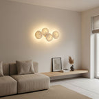 Lotus Petal Wall Lamp — Ceramic Floral Wall Sconce for Bedroom & Hallway