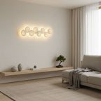 Lotus Petal Wall Lamp — Ceramic Floral Wall Sconce for Bedroom & Hallway