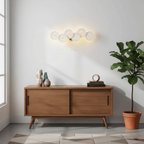 Lotus Petal Wall Lamp — Ceramic Floral Wall Sconce for Bedroom & Hallway
