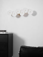 Lotus Petal Wall Lamp — Ceramic Floral Wall Sconce for Bedroom & Hallway