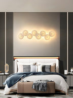 Lotus Petal Wall Lamp — Ceramic Floral Wall Sconce for Bedroom & Hallway