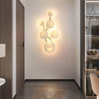 Lotus Petal Wall Lamp — Ceramic Floral Wall Sconce for Bedroom & Hallway