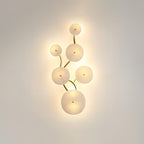 Lotus Petal Wall Lamp — Ceramic Floral Wall Sconce for Bedroom & Hallway