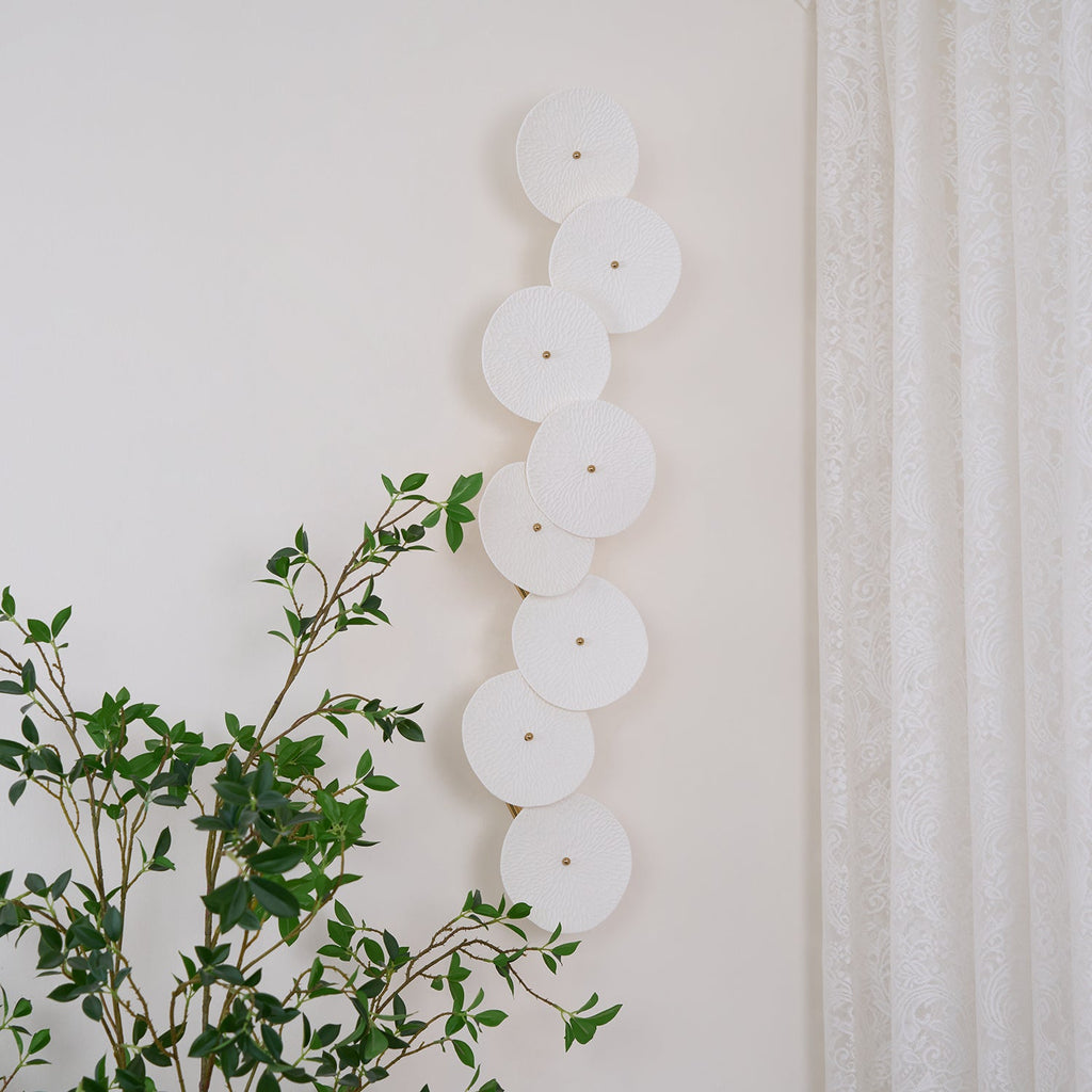 Lotus Petal Wall Lamp — Ceramic Floral Wall Sconce for Bedroom & Hallway