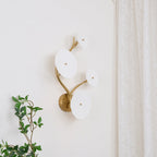 Lotus Petal Wall Lamp — Ceramic Floral Wall Sconce for Bedroom & Hallway