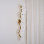 Lotus Petal Wall Lamp — Ceramic Floral Wall Sconce for Bedroom & Hallway