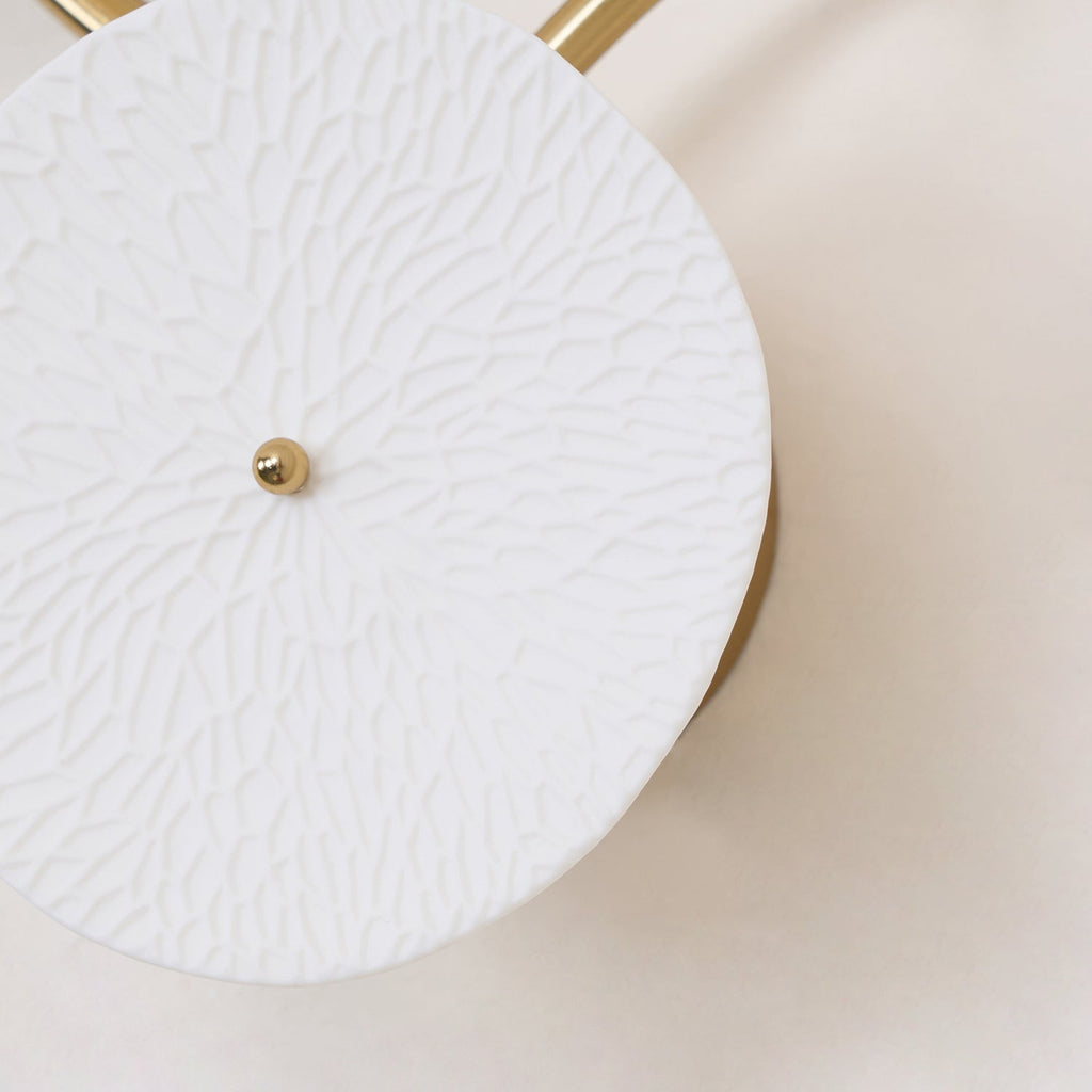 Lotus Petal Wall Lamp — Ceramic Floral Wall Sconce for Bedroom & Hallway