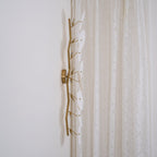 Lotus Petal Wall Lamp — Ceramic Floral Wall Sconce for Bedroom & Hallway