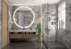 Luna Round LED Bathroom Vanity Mirror for bathroom vanity | Halvern