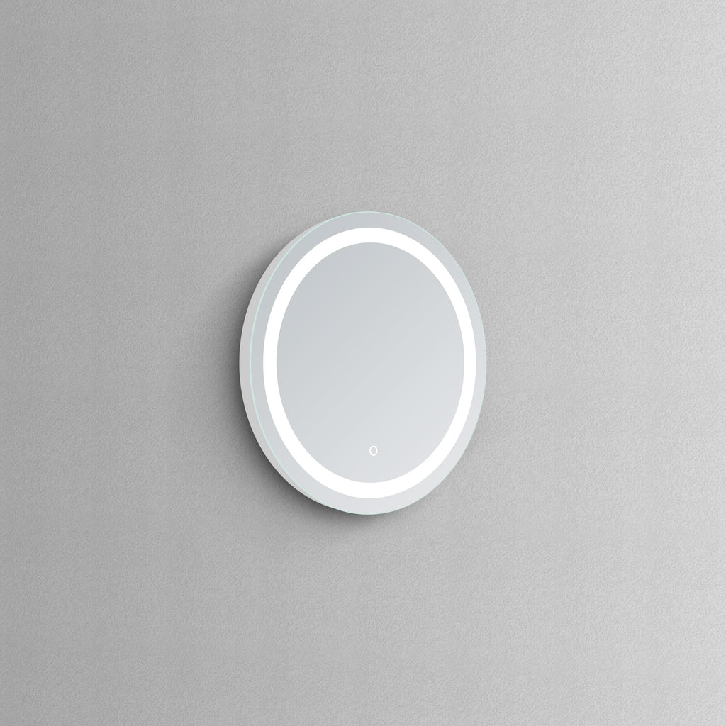 Solstice Round LED Bathroom Vanity Mirror for bathroom vanity | Halvern