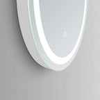 Solstice Round LED Bathroom Vanity Mirror for bathroom vanity | Halvern