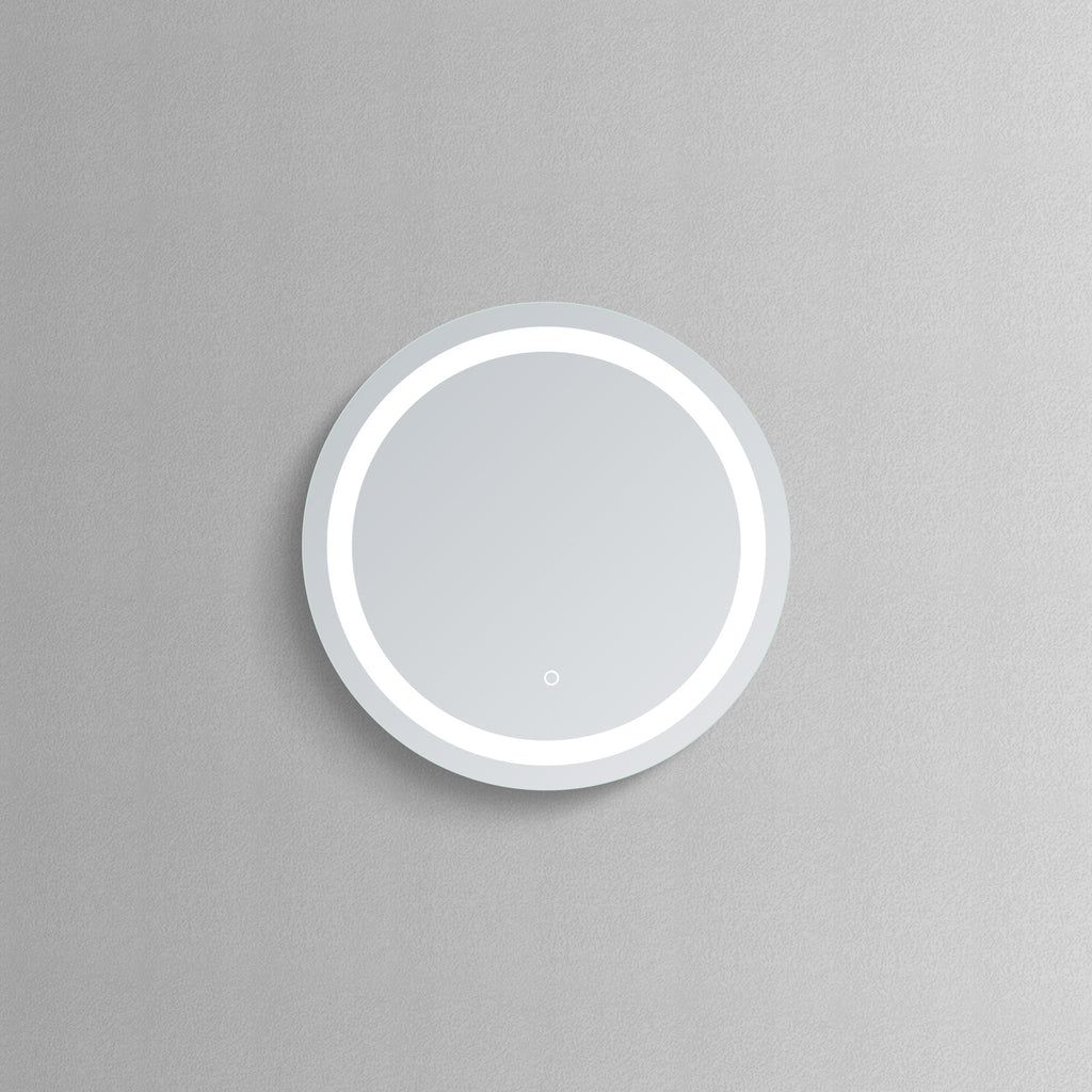 Solstice Round LED Bathroom Vanity Mirror for bathroom vanity | Halvern