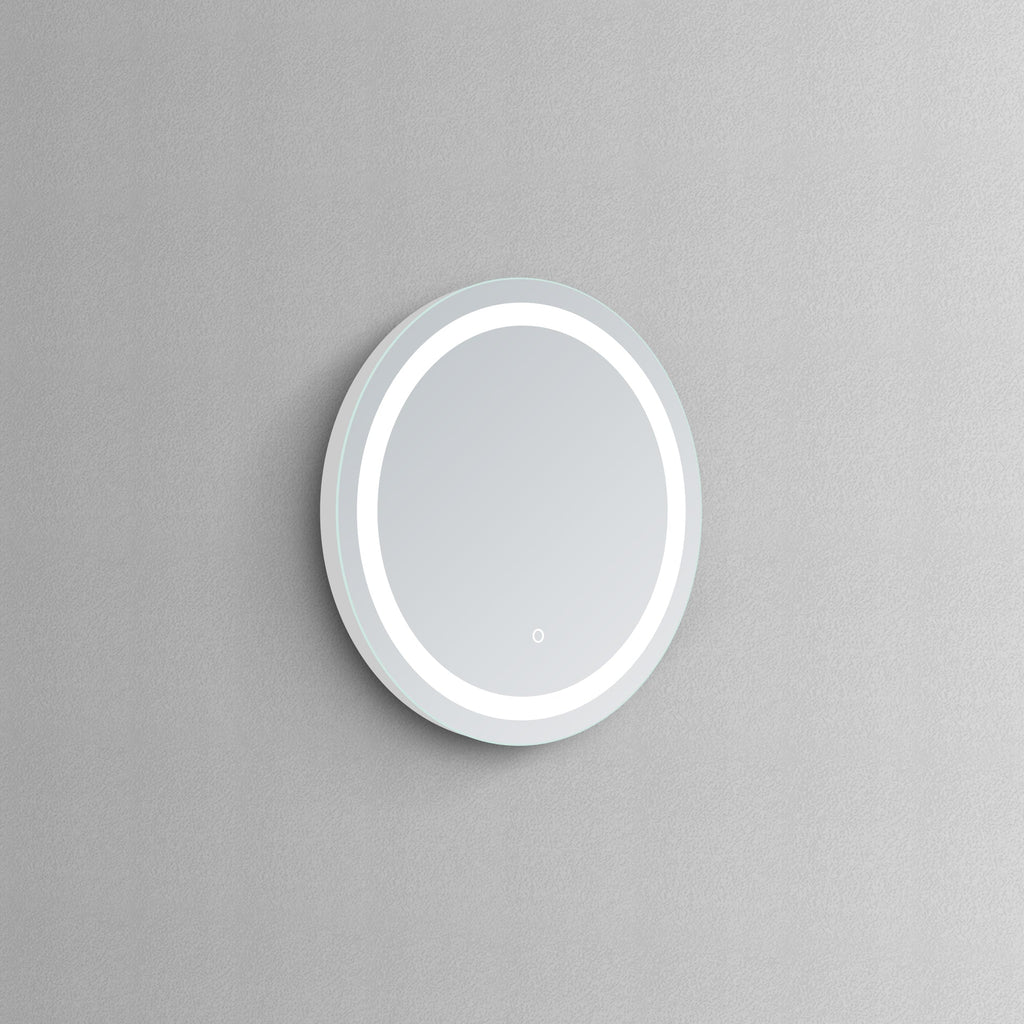 Solstice Round LED Bathroom Vanity Mirror for bathroom vanity | Halvern