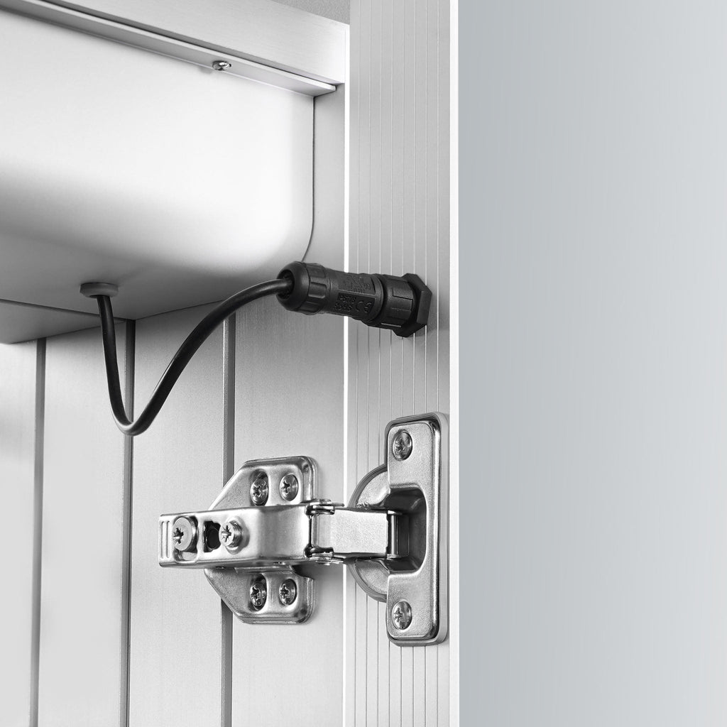 Cassini II LED Bathroom Cabinet Mirror for bathroom vanity | Halvern