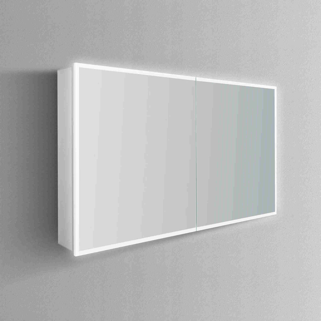 Cassini II LED Bathroom Cabinet Mirror for bathroom vanity | Halvern