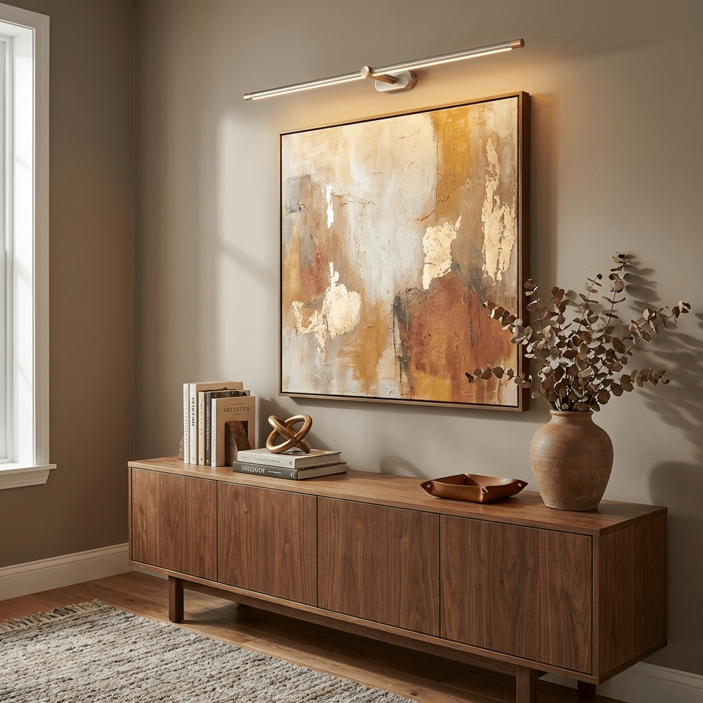 Minimalist Linear Wall Lamp — Modern LED Vanity Wall Sconce for Bathroom & Bedroom
