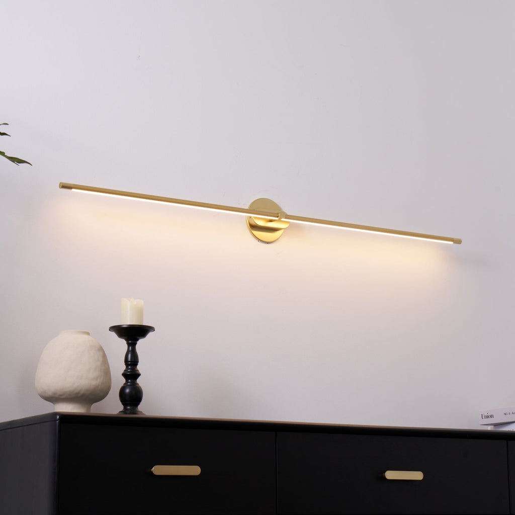 Minimalist Linear Wall Lamp — Modern LED Vanity Wall Sconce for Bathroom & Bedroom