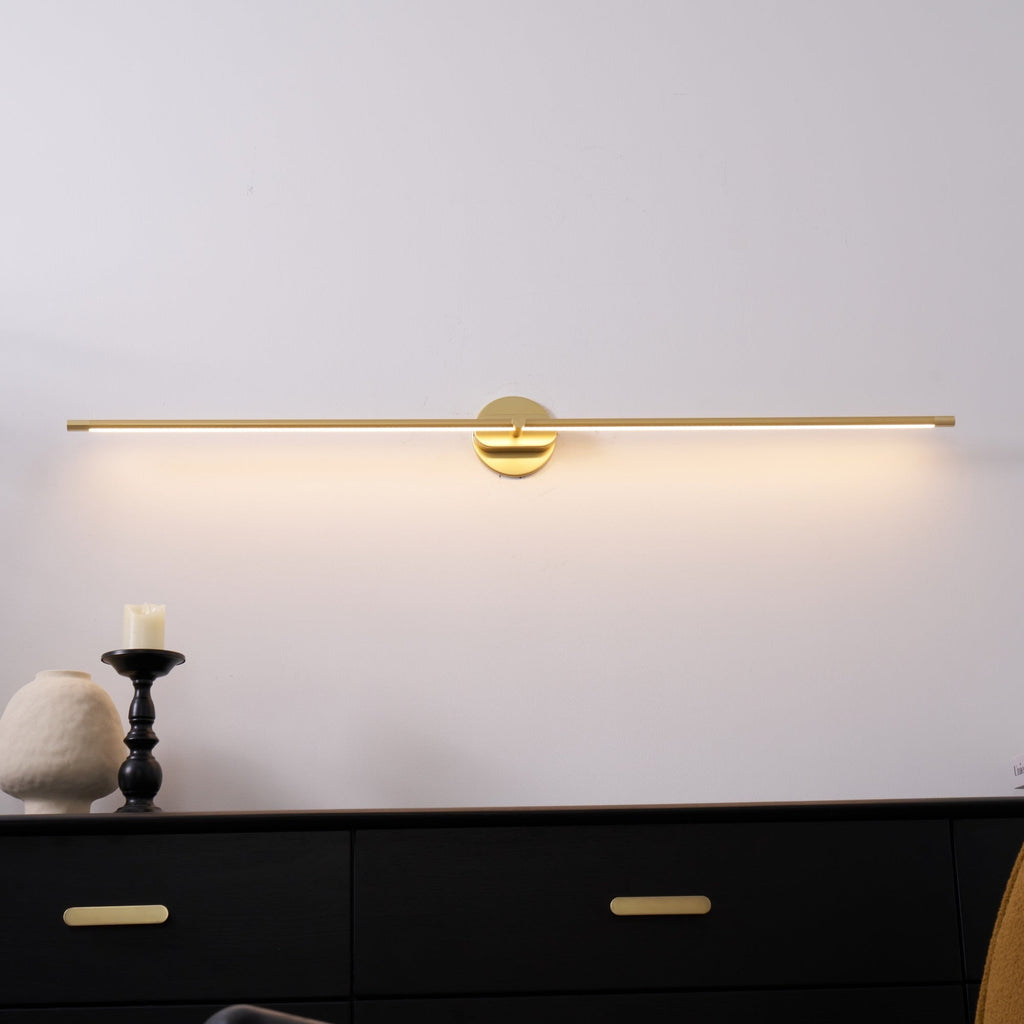 Minimalist Linear Wall Lamp — Modern LED Vanity Wall Sconce for Bathroom & Bedroom