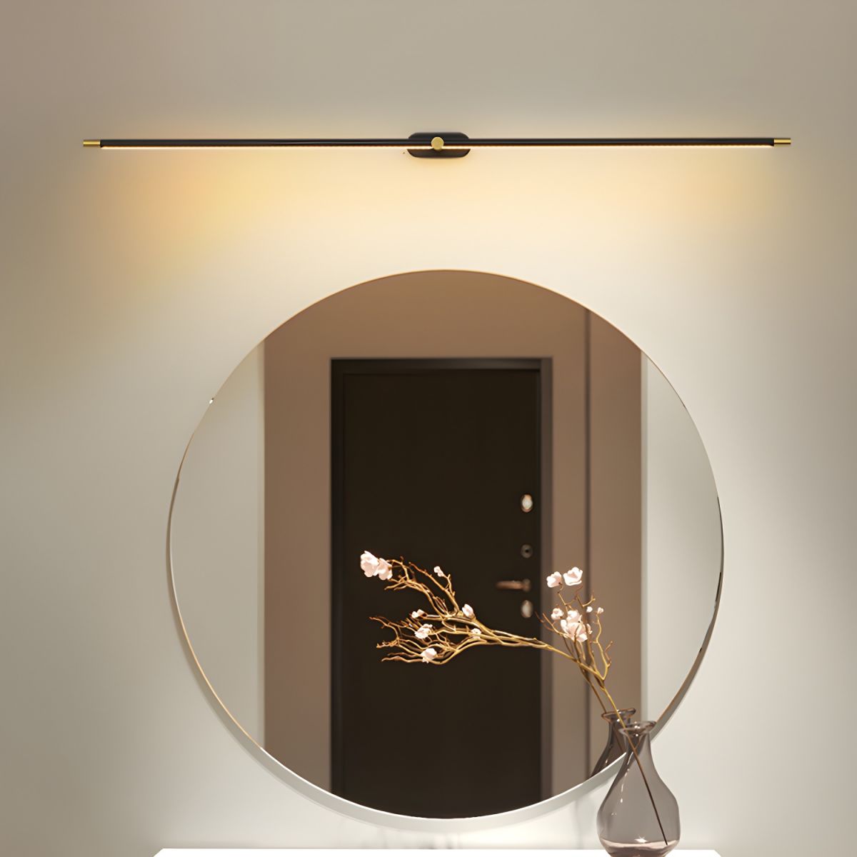 Minimalist Linear Wall Lamp — Modern LED Vanity Wall Sconce for Bathroom & Bedroom