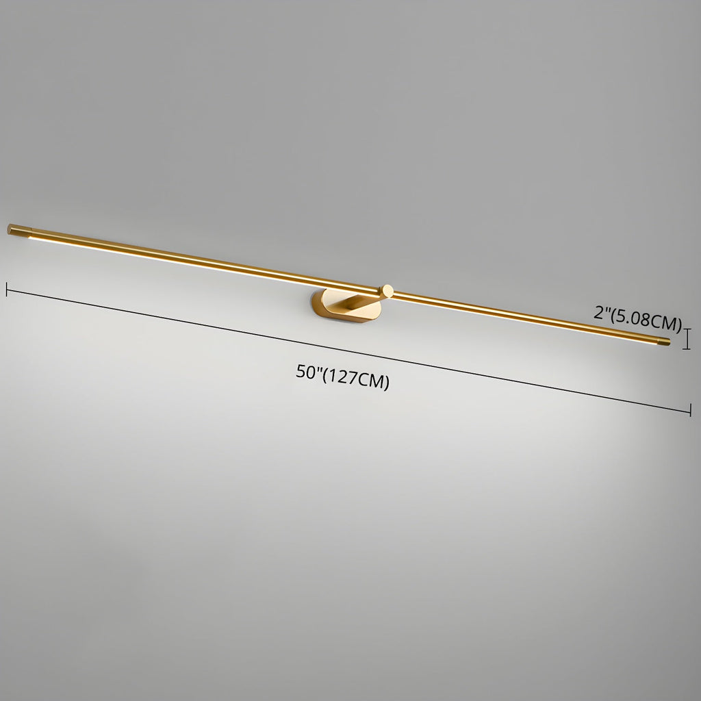 Minimalist Linear Wall Lamp — Modern LED Vanity Wall Sconce for Bathroom & Bedroom