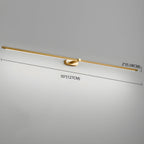 Minimalist Linear Wall Lamp — Modern LED Vanity Wall Sconce for Bathroom & Bedroom