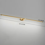 Minimalist Linear Wall Lamp — Modern LED Vanity Wall Sconce for Bathroom & Bedroom