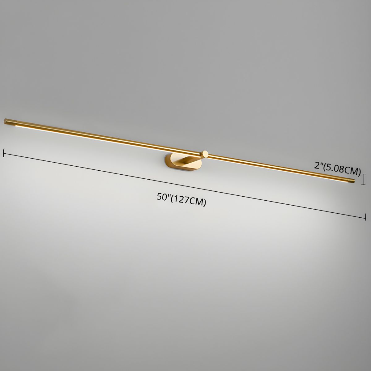 Minimalist Linear Wall Lamp — Modern LED Vanity Wall Sconce for Bathroom & Bedroom